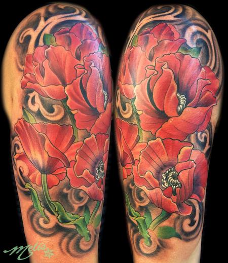 Melissa Fusco - poppy half sleeve